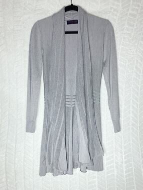 Penelope Leroy Open Front Knit Duster Cardigan